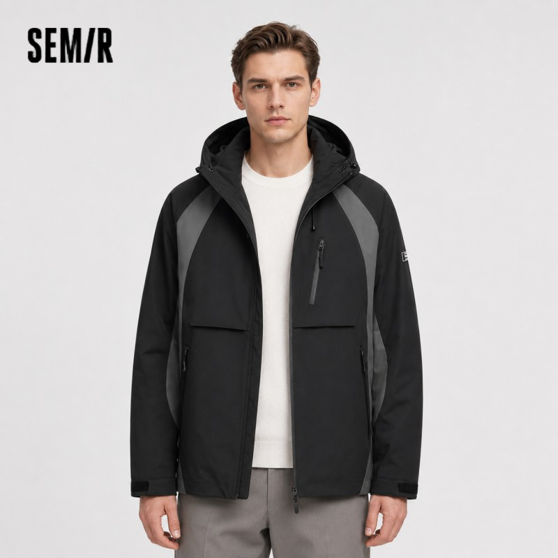 Outdoor Sport Winter Jacket - Kurtka puchowa męska Semir, wodoodporna, z