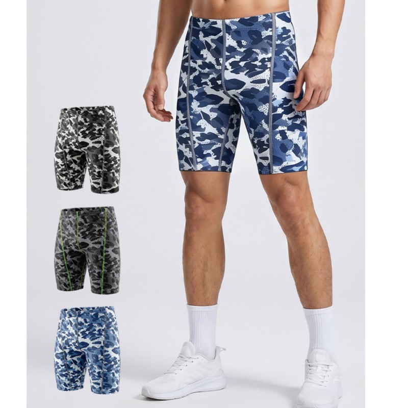 Outdoor Sport Leggings - Męskie spodenki do biegania na zewnątrz,