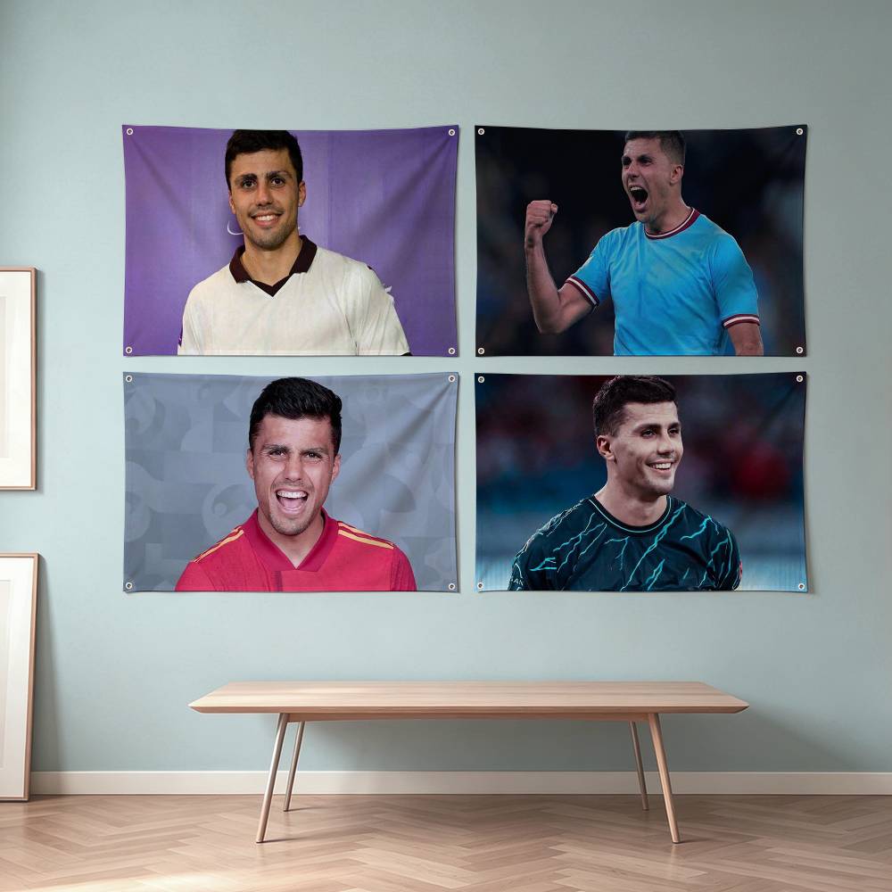 Outdoor Sport Background - R-Rodri F-Football S-Sport Flagi Wiszące na