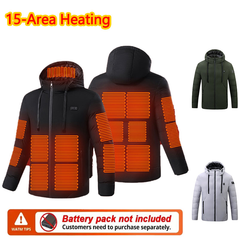 Kurtka zimowa z podgrzewaniem, – Outdoor Sport Winter Jacket recenzja i cena